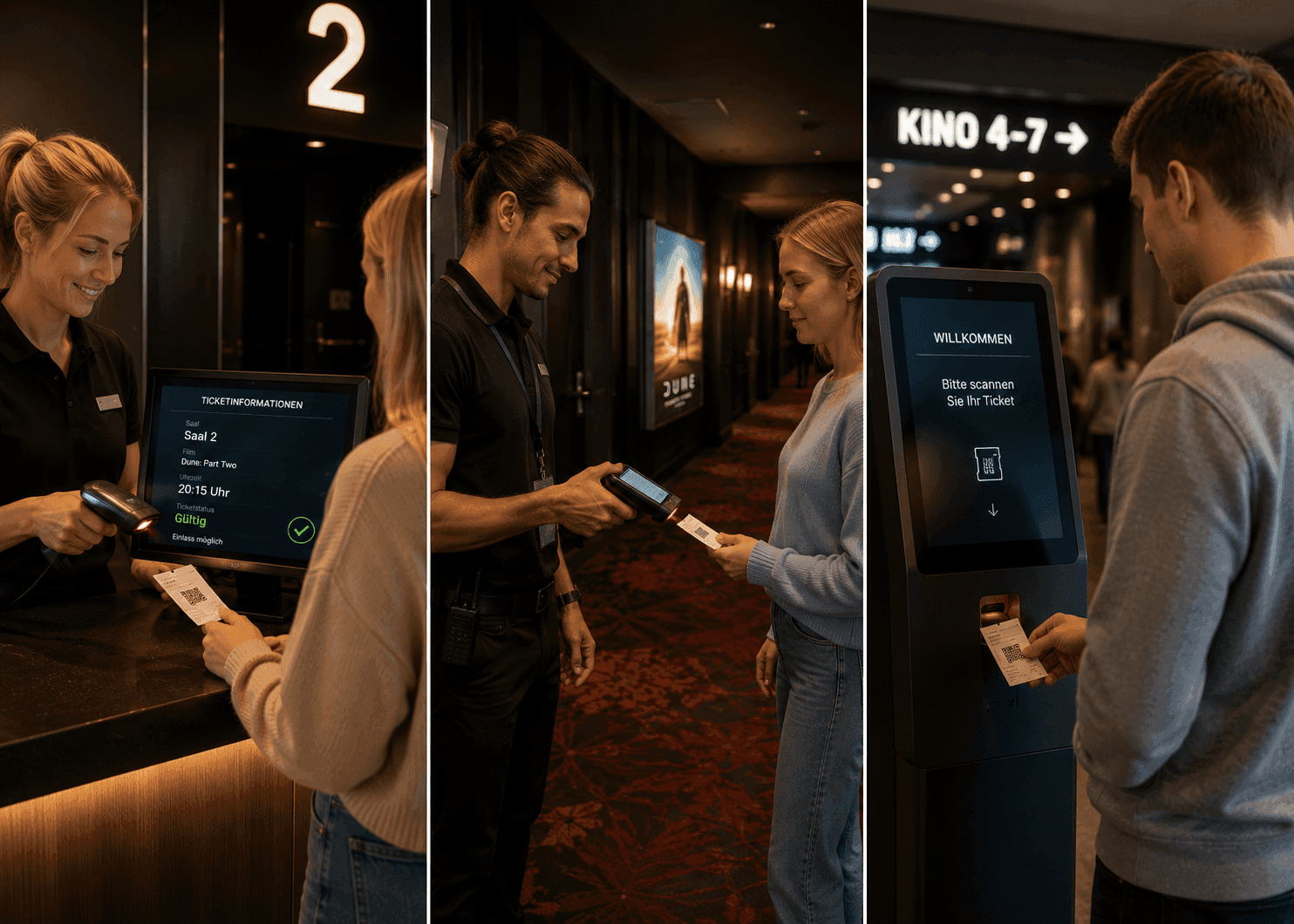 cinetixx einlasskontrolle flexibler einlass