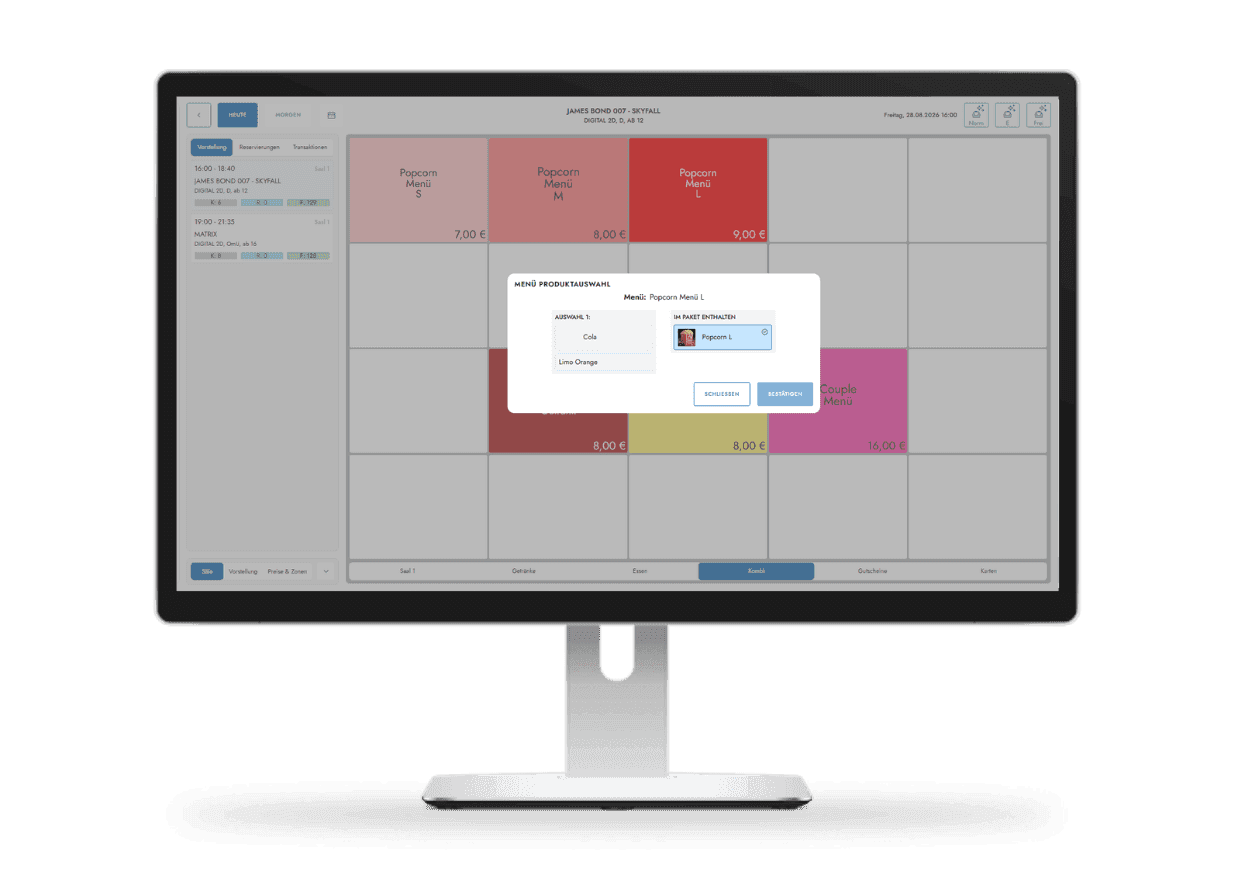 cinetixx kiosk software artikelerfassung